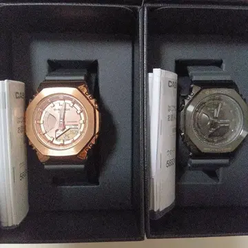 G-SHOCK GM-S2100 핑크 골드 블랙 카시오