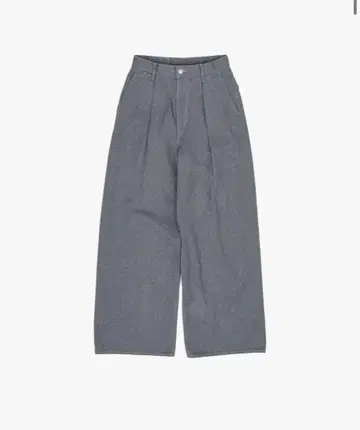 graphpaper 2턱 와이드 데님