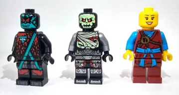 레고 미니 피규어 닌자고 3체 (동봉 200엔 오프)