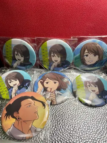 주술회전 이에이리 쇼코 게토 스구루 캔뱃지 묶음 판매 세트