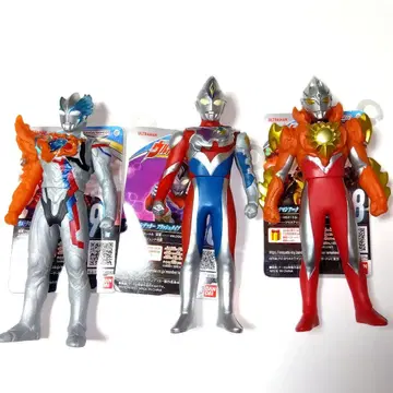 울트라맨 데커 울트라맨 블레이저 울트라맨 아크 소프트 비닐 3체