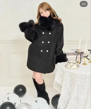 apresjour 아프레 주르 퍼 티펫 부착 코트