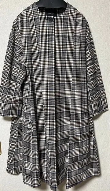 SIMPLICITE 체크 A라인 코트 B.C.STOCK 베이크루즈