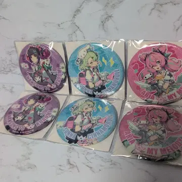 젠레스 존 제로 x 산리오 캐릭터즈 캔뱃지 3종 x 2 gigo