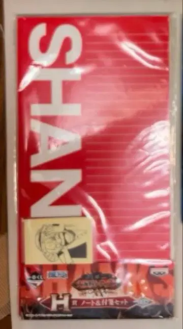 6025 원피스 샹크스 노트형 메모지 제일복권