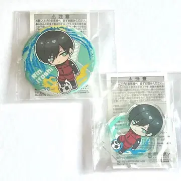 02 이토시 린 푸니토푸 캔뱃지 블루 록 아크릴 스탠드