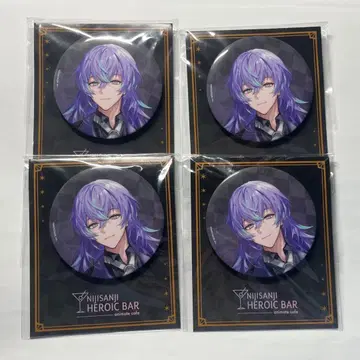 니지산지 애니메이트 카페 HEROIC BAR 호시미치 쇼 캔뱃지