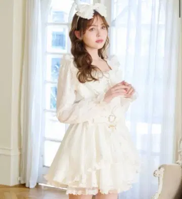 리즈리사 프론트 카슈쿨 BIG 리본 셋업