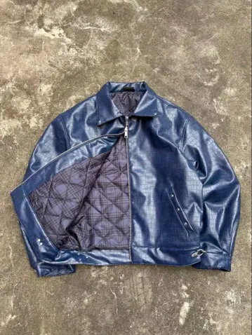 BELVET Croc-Embossed Leather Jacket