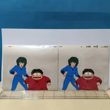 사스갓 사루토비 애니메이션 셀화 니쿠마루 & 미카 4장 세트