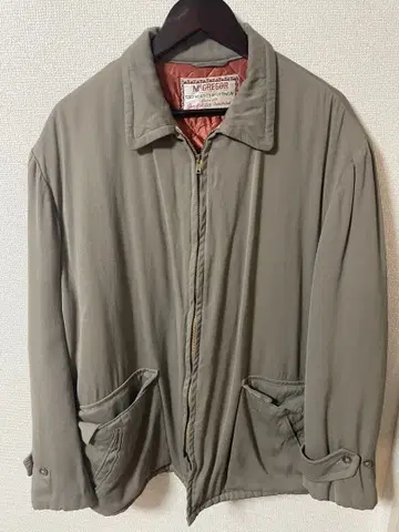 개버딘 재킷 하프 기장 맥그리거 충전솜 50년대