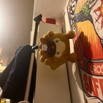 포켓파크 비버 봉제 인형 모자