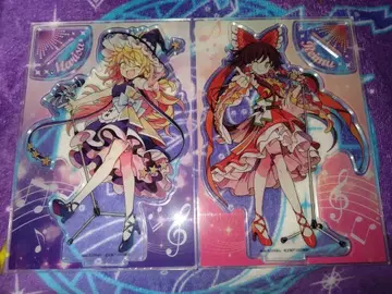 동방 아크릴 피규어 하쿠레이 레이무 키리사메 마리사 다이소 아크릴 스탠드