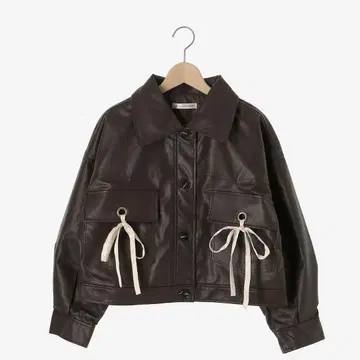 MAJESTIC LEGON 2way 리본 스텐 칼라 블루종