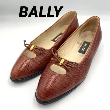 발리 엠보 펌프스 이탈리아제 BALLY 브라운