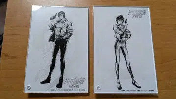 시티헌터 P 복권 SUMIE 복권 E상 아크릴 플레이트 료&카 오리세트