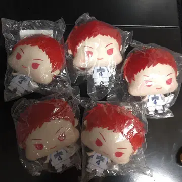 쿠로코의 농구 치이캐릭터 마스코트 참 아카시 세이쥬로 5개 세트