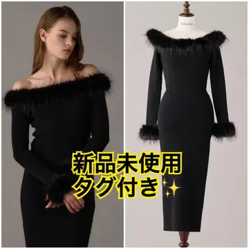 에밀리아 위즈 퍼 니트 드레스 니트 원피스 M