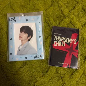 TXT 태현 포토 카드 홀더 트레이딩 카드 케이스 세트