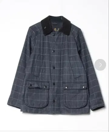 바버 체크 무늬 자켓 38