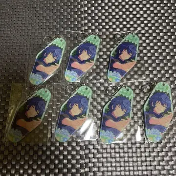 앙스타 츠무기 꽃 동반 아크릴 키링