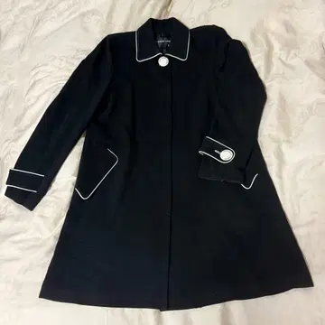 MARY QUANT LONDON 블랙 롱 코트