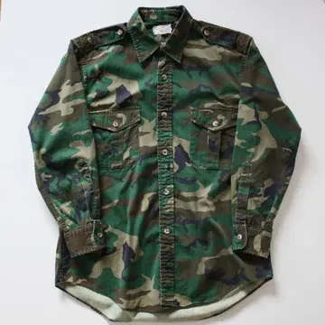 70s Abercrombie & Fitch 사파리 셔츠 우드랜드