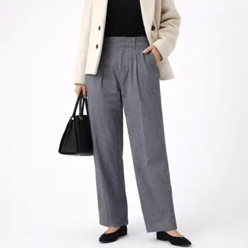 SIMPLICITE 심플리시떼 와이드 팬츠 슬랙스 턱 깔끔한