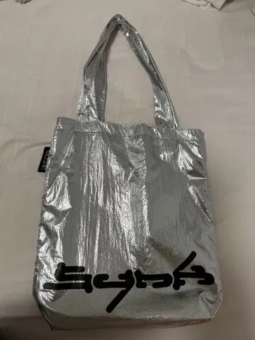 aespa 에코백 토트백 synk parallel line