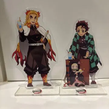 귀멸의 칼날 도쿠시마 한정판 카마도 탄지로 렌고쿠 쿄쥬로 아크릴 스탠드