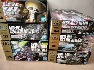 HG 건담 UC 유니콘 6종 세트