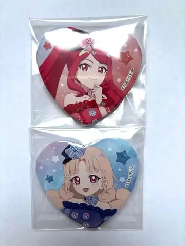 비밀의 아이프리 하트 캔뱃지 사쿠라 타마키