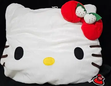 [초레어] 헬로키티 얼굴형 쿠션 딸기 키티 2010