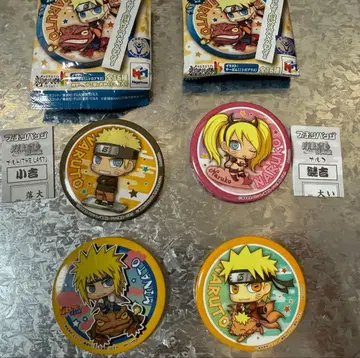 NARUTO 포춘 배지 4개 세트 나루토 미나토 나루코