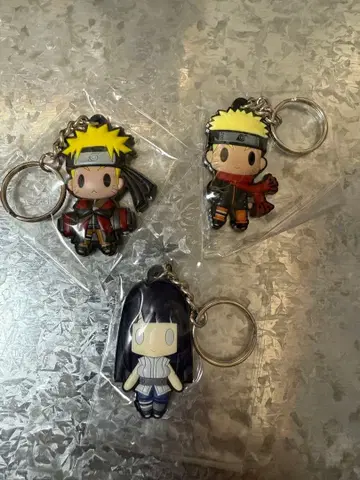 NARUTO 나루토 히나타 러버 키링 3개 세트