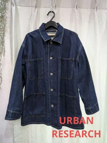 URBAN RESEARCH 데님 커버올 인디고 블루