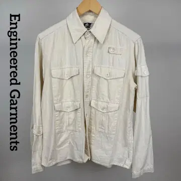 엔지니어드 가먼츠 빔즈 별주 린넨 혼방 사파리 자켓 화이트