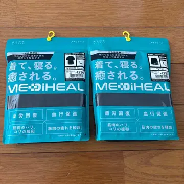 MEDIHEAL 리커버리 룸웨어 세트 L 블랙