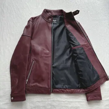 [ 새상품급 ] 라토르 트랩 가죽 자켓 양가죽 램 가죽 보르도 지퍼