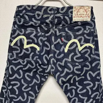 에비수 EVISU 5500 자카드 데님 갈매기