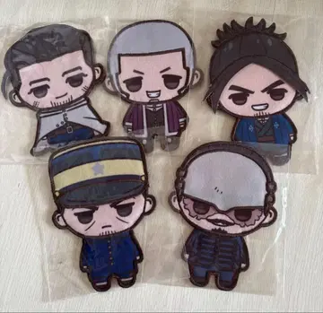 골든 카무이 세가 럭키 쿠지 펠트 배지 세트