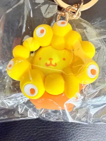 [ 새상품 ] 최애 컬러 산리오 폼폼푸딩 미야쿠미야쿠 키링