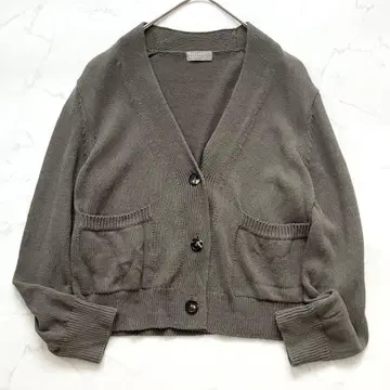 최근 마가렛호웰 로 게이지 니트 가디건 코튼 린넨