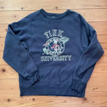 JELADO 플로키 프린트 맨투맨 네이비/사이즈 40