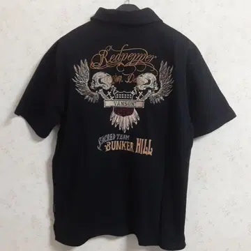 VANSON x RED PEPPER 콜라보 반팔 피케 셔츠 사이즈 XL