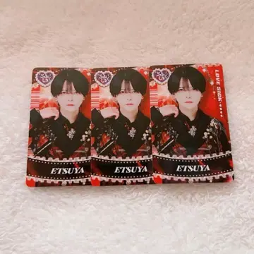 러브시크 하야테 생일 굿즈 에츠야 타카시 의상 월광 나비 트레이딩 카드