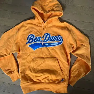 BEN DAVIS 오렌지 후드티