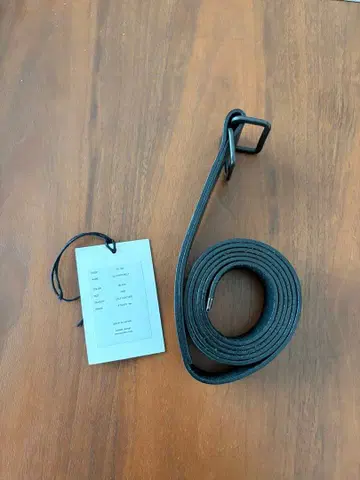 Ssstein Leather Belt(RECTANGLE BUCKLES)