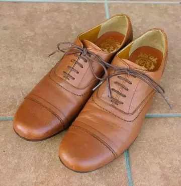 chausser 쇼세 레이스업 슈즈 23.5 37 브라운