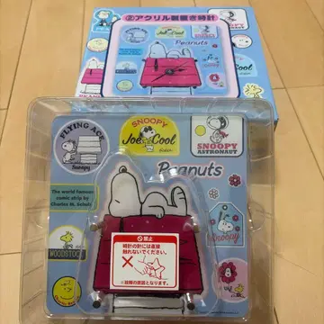 1번 복권 스누피 아크릴 탁상시계 조이쿨